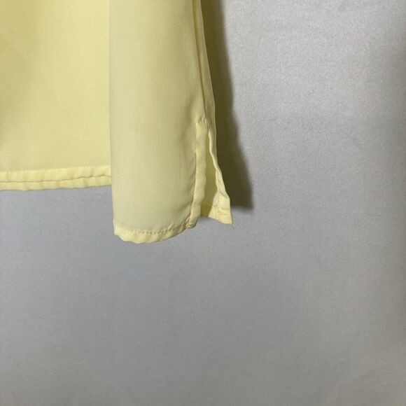 BONWORTH yellow crew neck polyester sleeveless top M - Picture 4 of 6